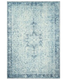 Vintage vloerkleed Atticus - lichtblauw - overzicht boven, thumbnail Vintage vloerkleed Atticus - lichtblauw - overzicht boven, thumbnail
