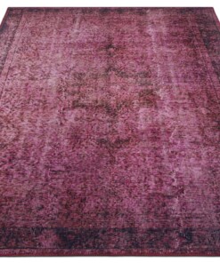 Vintage vloerkleed Atticus - paars - overzicht schuin, thumbnail Vintage vloerkleed Atticus - paars - overzicht schuin, thumbnail