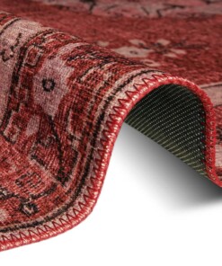 Vintage vloerkleed Madeline - rood - close up, thumbnail Vintage vloerkleed Madeline - rood - close up, thumbnail