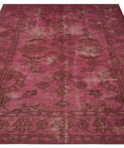 Vintage vloerkleed Vivian - rood - overzicht schuin, thumbnail Vintage vloerkleed Vivian - rood - overzicht schuin, thumbnail