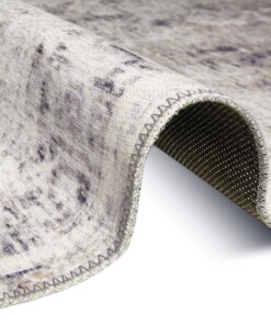 Vintage vloerkleed Orville - crème/grijs - close up, thumbnail