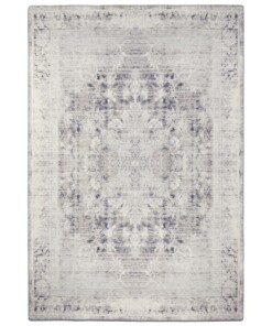 Vintage vloerkleed Orville - crème/grijs - overzicht boven, thumbnail