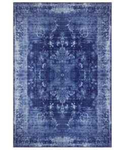 Vintage vloerkleed Orville - donkerblauw - overzicht boven, thumbnail Vintage vloerkleed Orville - donkerblauw - overzicht boven, thumbnail