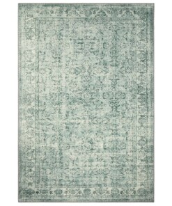 Vintage vloerkleed Perceval - groen - overzicht boven, thumbnail Vintage vloerkleed Perceval - groen - overzicht boven, thumbnail