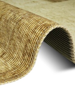 Patchwork vloerkleed Calvin - goud - close up, thumbnail Patchwork vloerkleed Calvin - goud - close up, thumbnail