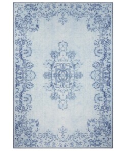 Vintage vloerkleed Rosa - blauw - overzicht boven, thumbnail Vintage vloerkleed Rosa - blauw - overzicht boven, thumbnail