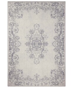 Vintage vloerkleed Rosa - grijs - overzicht boven, thumbnail