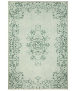 Vintage vloerkleed Rosa - groen - overzicht boven, thumbnail Vintage vloerkleed Rosa - groen - overzicht boven, thumbnail