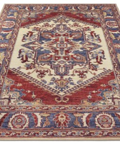 Klassiek vloerkleed Ernest - rood/blauw - overzicht schuin, thumbnail Klassiek vloerkleed Ernest - rood/blauw - overzicht schuin, thumbnail