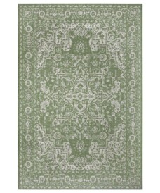 Binnen & buiten vloerkleed vintage Malaga -groen/crème - overzicht boven, thumbnail Binnen & buiten vloerkleed vintage Malaga -groen/crème - overzicht boven, thumbnail