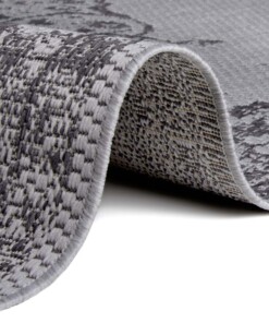 Binnen & buiten vloerkleed vintage Edinburgh - zilver/grijs - close up, thumbnail Binnen & buiten vloerkleed vintage Edinburgh - zilver/grijs - close up, thumbnail