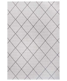 Binnen & buiten vloerkleed ruiten Parijs - crème/zwart - overzicht boven, thumbnail Binnen & buiten vloerkleed ruiten Parijs - crème/zwart - overzicht boven, thumbnail