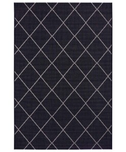 Binnen & buiten vloerkleed ruiten Parijs - zwart/crème - overzicht boven, thumbnail Binnen & buiten vloerkleed ruiten Parijs - zwart/crème - overzicht boven, thumbnail