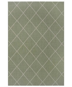 Binnen & buiten vloerkleed ruiten Parijs - groen/crème - overzicht boven, thumbnail