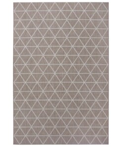 Binnen & buiten vloerkleed Geo - crème/lichtbruin - overzicht boven, thumbnail Binnen & buiten vloerkleed Geo - crème/lichtbruin - overzicht boven, thumbnail