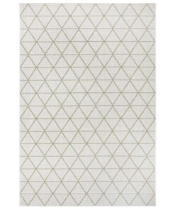 Binnen & buiten vloerkleed Geo -  crème/groen - overzicht boven, thumbnail Binnen & buiten vloerkleed Geo -  crème/groen - overzicht boven, thumbnail