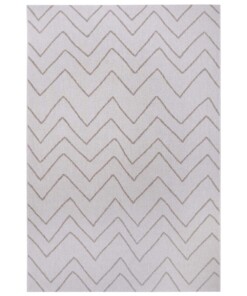 Binnen & buiten vloerkleed zigzag Venetië - crème/lichtbruin - overzicht boven, thumbnail Binnen & buiten vloerkleed zigzag Venetië - crème/lichtbruin - overzicht boven, thumbnail