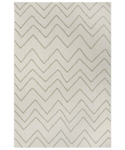 Binnen & buiten vloerkleed zigzag Venetië - crème/groen - overzicht boven, thumbnail Binnen & buiten vloerkleed zigzag Venetië - crème/groen - overzicht boven, thumbnail