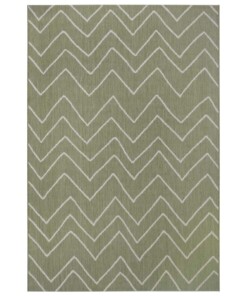 Binnen & buiten vloerkleed zigzag Venetië - groen/crème - overzicht boven, thumbnail Binnen & buiten vloerkleed zigzag Venetië - groen/crème - overzicht boven, thumbnail