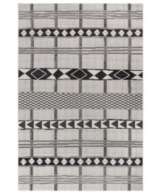 Binnen & buiten vloerkleed Boho - zwart/crème - overzicht boven, thumbnail Binnen & buiten vloerkleed Boho - zwart/crème - overzicht boven, thumbnail