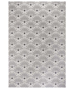 Binnen & buiten vloerkleed Paauw - zwart/crème - overzicht boven, thumbnail