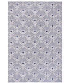 Binnen & buiten vloerkleed Paauw - blauw/crème - overzicht boven, thumbnail Binnen & buiten vloerkleed Paauw - blauw/crème - overzicht boven, thumbnail