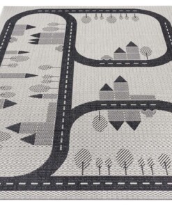 Speelkleed Village - crème/zwart - overzicht schuin, thumbnail Speelkleed Village - crème/zwart - overzicht schuin, thumbnail