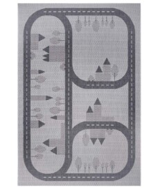 Speelkleed Village - zilver/grijs - overzicht boven, thumbnail Speelkleed Village - zilver/grijs - overzicht boven, thumbnail