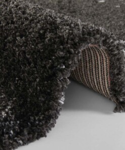 Hoogpolig vloerkleed marble Mayrin - zwart/crème - close up, thumbnail Hoogpolig vloerkleed marble Mayrin - zwart/crème - close up, thumbnail