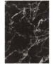 Hoogpolig vloerkleed marble Mayrin - grijs/crème - overzicht boven, thumbnail