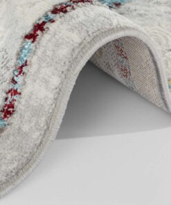 Modern vintage vloerkleed Alba - zilver/grijs - close up, thumbnail Modern vintage vloerkleed Alba - zilver/grijs - close up, thumbnail