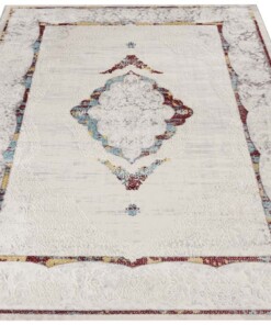 Modern vintage vloerkleed Alba - zilver/grijs - overzicht schuin, thumbnail Modern vintage vloerkleed Alba - zilver/grijs - overzicht schuin, thumbnail