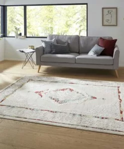 Modern vintage vloerkleed Alba - zilver/grijs - sfeer