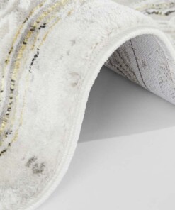 Modern oosters vloerkleed Alain - zilver/goud - close up, thumbnail Modern oosters vloerkleed Alain - zilver/goud - close up, thumbnail