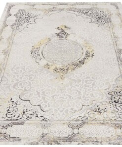 Modern oosters vloerkleed Alain - zilver/goud - overzicht schuin, thumbnail Modern oosters vloerkleed Alain - zilver/goud - overzicht schuin, thumbnail