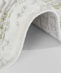 Modern oosters vloerkleed Alain - zilver/groen - close up, thumbnail Modern oosters vloerkleed Alain - zilver/groen - close up, thumbnail