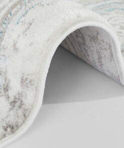 Modern oosters vloerkleed Alain - zilver/turquoise - close up, thumbnail Modern oosters vloerkleed Alain - zilver/turquoise - close up, thumbnail