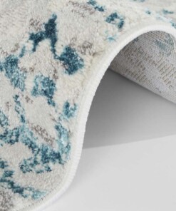 Modern vloerkleed Delio - zilver/blauw - close up, thumbnail Modern vloerkleed Delio - zilver/blauw - close up, thumbnail