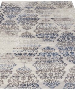 Modern vloerkleed Eloy - zilver/donkerblauw - overzicht schuin, thumbnail Modern vloerkleed Eloy - zilver/donkerblauw - overzicht schuin, thumbnail