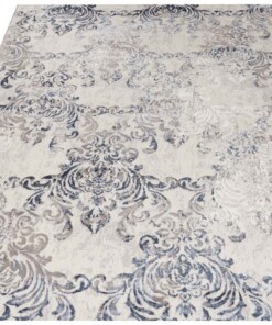 Modern vloerkleed Izan - zilver/donkerblauw - overzicht schuin, thumbnail Modern vloerkleed Izan - zilver/donkerblauw - overzicht schuin, thumbnail