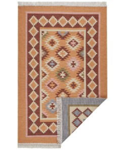 Kelim vloerkleed Banas - meerkleurig - overzicht boven, thumbnail Kelim vloerkleed Banas - meerkleurig - overzicht boven, thumbnail