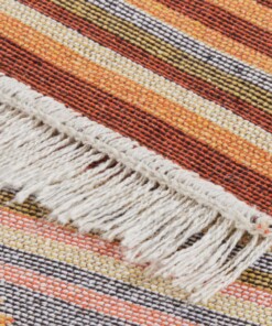 Kelim vloerkleed Tansa - meerkleurig - close up, thumbnail Kelim vloerkleed Tansa - meerkleurig - close up, thumbnail