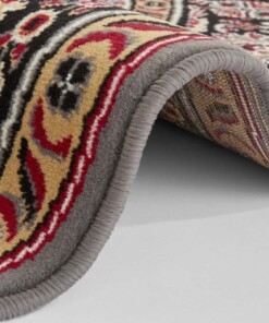 Klassiek vloerkleed rond Medaillion - grijs - close up rol, thumbnail Klassiek vloerkleed rond Medaillion - grijs - close up rol, thumbnail