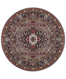 Klassiek vloerkleed rond Medaillion - grijs - overzicht boven, thumbnail Klassiek vloerkleed rond Medaillion - grijs - overzicht boven, thumbnail