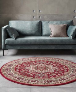 Perzisch tapijt rond Parun Täbriz - rood - sfeer, thumbnail