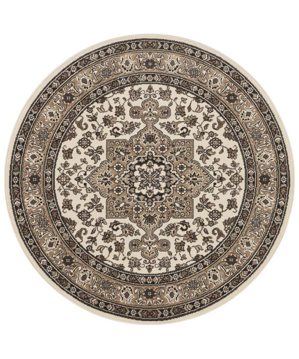 Zuidelijk Buitengewoon de jouwe Perzisch tapijt rond Parun Täbriz - beige | Tapeso