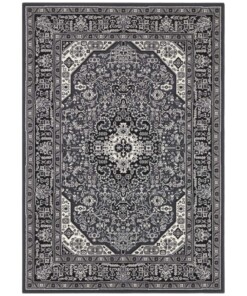Klassiek vloerkleed Medaillion - donkergrijs - overzicht boven, thumbnail Klassiek vloerkleed Medaillion - donkergrijs - overzicht boven, thumbnail