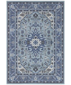 Klassiek vloerkleed Medaillion - blauw - overzicht boven, thumbnail Klassiek vloerkleed Medaillion - blauw - overzicht boven, thumbnail