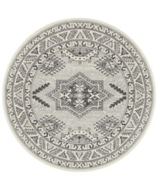 Klassiek vloerkleed rond Saricha Belutsch - crème - overzicht boven, thumbnail Klassiek vloerkleed rond Saricha Belutsch - crème - overzicht boven, thumbnail