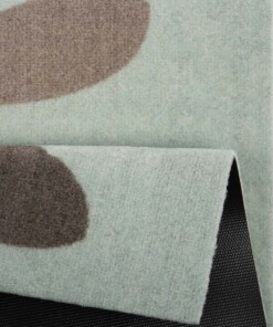 Deurmat Bunny Wasbaar 30°C - groen/bruin - close up, thumbnail